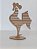 TOTEM GALO EM MDF CRU 3MM. CORTE A LASER. - Imagem 2