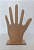 TOTEM MÃO EM MDF CRU 3MM. CORTE A LASER. - Imagem 1