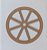 RODA EM MDF CRU 3MM. CORTE A LASER. - Imagem 1