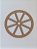 RODA EM MDF CRU 3MM. CORTE A LASER. - Imagem 2
