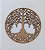 MANDALA Nº 2 EM MDF CRU 3MM. CORTE A LASER. - Imagem 1
