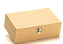CAIXA MDF CRU COM FECHO 12X20X7 - Imagem 1
