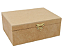 CAIXA MDF CRU COM FECHO 20X30X10 - Imagem 1