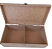 CAIXA MDF CRU COM FECHO PARA 2 CANECAS - 15X30X10 - Imagem 2