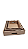 BANDEJA RETANGULAR ONDULADA EM MDF 6 MM P/M/G - Imagem 1