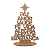 Árvore de Natal MDF com Dizeres - Imagem 1