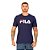 Camisa Fila Letter Premium III Masculina Marinho Branco Vermelho - Imagem 1