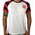 Camisa Braziline Flamengo Sorority Masculina Branco Vermelho - Imagem 1