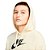 Casaco Nike Sportswear Club Fleece Crop Feminino Bege Preto - Imagem 3