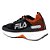 Tênis Fila Float Prime Masculino Preto Cinza Laranja - Imagem 3