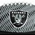 Bola Oficial Wilson Futebol Americano Raiders Super Grip Cinza Preto - Imagem 2