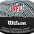 Bola Oficial Wilson Futebol Americano Raiders Super Grip Cinza Preto - Imagem 3