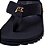 Chinelo Kenner Kivah TKS Unissex Preto Dourado - Imagem 4