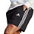 Bermuda Adidas Essentials Chelsea 3-Stripes Masculina Preto Branco - Imagem 2