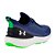 Tênis Under Armour Charged Quicker Infantil Marinho Verde - Imagem 4