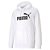 Casaco Puma Essentials Big Logo Masculino Branco Preto - Imagem 1