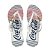 Chinelo Coca Cola Classic Lines 24/25 CC4376 Feminino Branco Branco - Imagem 1