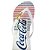 Chinelo Coca Cola Classic Lines 24/25 CC4376 Feminino Branco Branco - Imagem 2