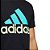 Camisa Adidas Basic Bos Tee Masculina Preto Azul - Imagem 4