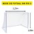 Rede de Futsal Fabio Sport 3,20 x 2,10 M Fio 2mm Nylon - Imagem 1