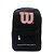 Mochila Wilson Sporting Goods Co Unissex Preto Branco Vermelho - Imagem 1