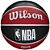 Bola Oficial Basquete Wilson NBA Chicago Bulls Vermelho Preto - Imagem 3