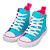 Tênis Converse All Star Chuck Taylor Hi Seasonal Cano Alto Infantil Azul Rosa - Imagem 3
