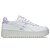 Tênis Asics Japan S Plataforma Feminino Branco Lilás - Imagem 1