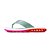 Chinelo Kenner Rakka Feminino Branco Pink Laranja - Imagem 3