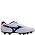 Chuteira Mizuno Morelia Club MD Campo Masculino Branco Azul Vermelho - Imagem 1