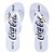 Chinelo Coca Cola 1886 24/25 Feminino Branco Branco - Imagem 1