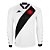 Camisa Oficial Vasco II 22/23 S/N° Manga Longa Masculina Branco Preto - Imagem 1