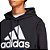 Casaco Adidas Big Logo Masculino Preto Branco - Imagem 3