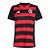 Camisa Oficial Flamengo I 25/26 Feminina Preto Vermelho - Imagem 1