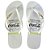 Chinelo Coca Cola Bluffs 24/25 CC4487 Feminino Branco Branco - Imagem 1