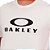 Camisa Oakley Mod Bark SS Masculina Branco Preto - Imagem 3