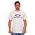 Camisa Oakley Mod Bark SS Masculina Branco Preto - Imagem 1