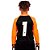 Camisa Poker Goleiro Manga Longa Cosmica Infantil Preto Azul Laranja - Imagem 2