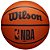 Bola Oficial Basquete Wilson NBA DRV Laranja Preto - Imagem 1