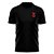 Camisa Braziline Flamengo Lamas Masculina Preto Vermelho - Imagem 1
