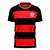 Camisa Braziline Flamento Torcer Masculino Preto Vermelho - Imagem 1