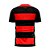 Camisa Braziline Flamento Torcer Masculino Preto Vermelho - Imagem 2