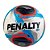 Bola Penalty Futsal 500 S11 R2 XXV Branco Preto Azul Coral - Imagem 1