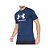 Camisa Under Armour Sportstyle Masculina Marinho Branco - Imagem 1
