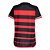 Camisa Oficial Flamengo I 24/25 Feminina Preto Vermelho - Imagem 2