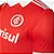 Camisa Oficial Internacional I 22/23 Masculina Vermelho Bege - Imagem 4