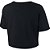 Camiseta Cropped Nike Essential Icon Futura Preta - Imagem 3