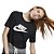 Camiseta Cropped Nike Essential Icon Futura Preta - Imagem 2