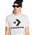 Camisa Converse Go-to Logo Star Chevron Tee Masculina Branco Preto - Imagem 2