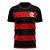 Camisa Braziline Flamengo Classmate Masculina Preto Vermelho - Imagem 1